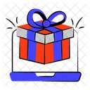 Online-Geschenk  Symbol