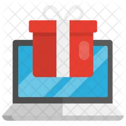 Online-Geschenk  Symbol