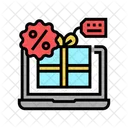 Online-Geschenkrabatt  Symbol