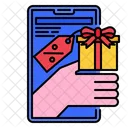 Online-Geschenkrabatt  Symbol