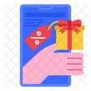 Online-Geschenkrabatt  Symbol