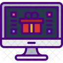 Online-Geschenkbox  Symbol