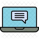 Online-Konversation  Symbol