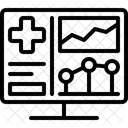 Monitor Analyse Diagramm Symbol