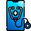 Online-Gesundheitsversorgung  Symbol