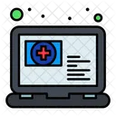 Online Gesundheitsversorgung Online Medizin Online Arzt Symbol