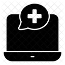 Online-Gesundheitsversorgung  Symbol