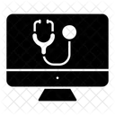 Online-Gesundheitsversorgung  Symbol