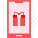 Online Gift Gift Gift Box Icon