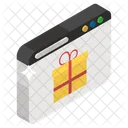 Online Gift Online Present Gift Box Icon