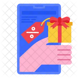 Online Gift Discount  Icon