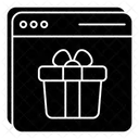 Online Gift Social Media Marketing Icon