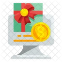 Online Gift Order Giftbox Present Icon