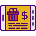 Online Gift Payment  Icon
