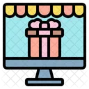 Online Shopping Online Gift Computer Icon