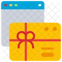 Online Gift Voucher Icon