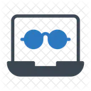 Glasses Laptop Digital Icon