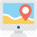 Online Gps Monitor Icon