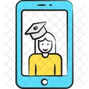 Online Graduate Education Graduate Icon