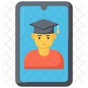 Online Graduate Education Graduate Icon
