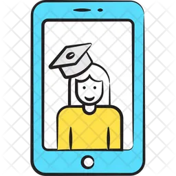 Online graduate  Icon