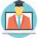 Online Degree Learning Icon