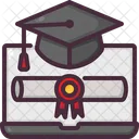 Online Graduation  Icon