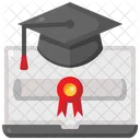 Degree Diploma Graduation Icon