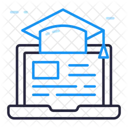 온라인 졸업  아이콘