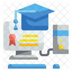 Online Graduation  Icon