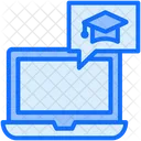 Online Graduation Graduation Online Icon