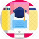 Education Online Education Online Graduation Icon