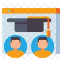 Online Graduation Graduation Education Icon