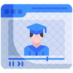 Online Graduation  Icon