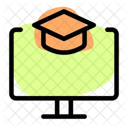 Online Graduation  Icon