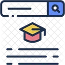 Online Graduation Icon