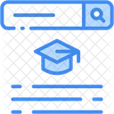 Online Graduation Icon