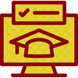 Online graduation  Icon