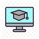 Online Graduation Graduate Education Icon