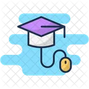 Online Graduation Icon