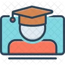 Online Graducation Education Online Icon