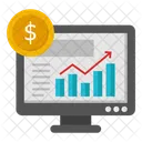 Online Diagramm Online Chart Infografik Symbol