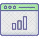 Online Graph Analytics Browser Icon