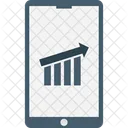 Infographic Online Graph Mobile Graph Icon