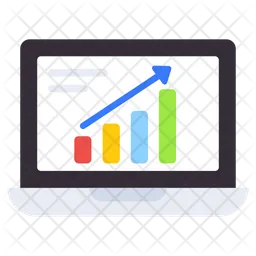 Online Graph  Icon