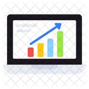 Online Graph Online Chart Growth Chart Icon