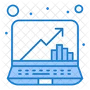 Online Graph Online Trading Online Analysis Icon