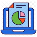 Online Graph Online Infographics Pie Chart Icon