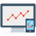 Online Graph Growth Icon
