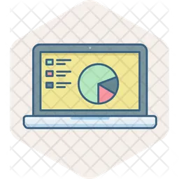 Online Graph  Icon